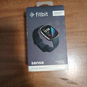 Fitbit Sense Smartwatch Flawless Condition w/ Charger, Faceplate Protector, ect